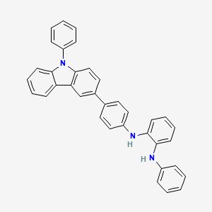 N1-Phenyl-N2-(4-(9-phenyl-9H-carbazol-3-yl)phenyl)benzene-1,2-diamine