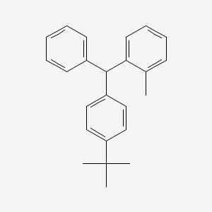 molecular formula C24H26 B14116697 (4-tert-Butylphenyl)(2-methylphenyl)phenylmethane 