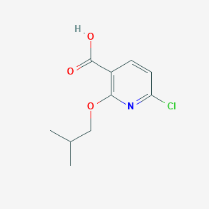 6-Chloro-2-(2-methylpropoxy)-3-pyridinecarboxylic acid