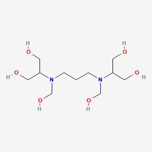 2-[3-[[2-hydroxy-1-(hydroxymethyl)ethyl]-(hydroxymethyl)amino]propyl-(hydroxymethyl)amino]propane-1,3-diol;1,3-Bis[tris(hydroxymethyl)methylamino]propane