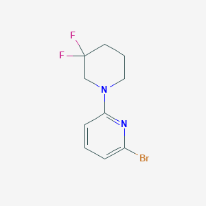 B1411683 2-Bromo-6-(3,3-difluoropiperidin-1-yl)pyridine CAS No. 1779120-85-2