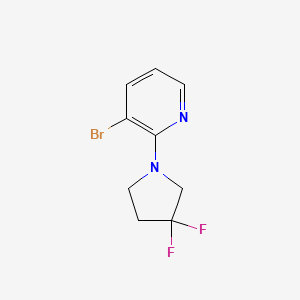 3-Bromo-2-(3,3-difluoropyrrolidin-1-yl)pyridine