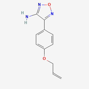 4-[4-(Prop-2-en-1-yloxy)phenyl]-1,2,5-oxadiazol-3-amine