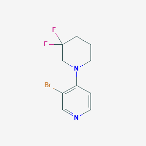 3-Bromo-4-(3,3-difluoropiperidin-1-yl)pyridine