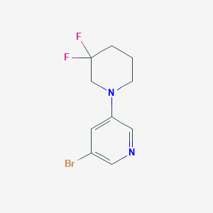 3-Bromo-5-(3,3-difluoropiperidin-1-yl)pyridine