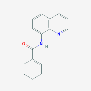 molecular formula C16H16N2O B14116931 N-(Quinolin-8-yl)cyclohex-1-enecarboxamide 