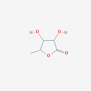 molecular formula C5H8O4 B14116937 3,4-Dihydroxy-5-methyl-dihydrofuran-2-one 