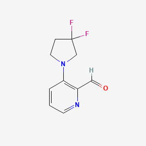 3-(3,3-Difluoropyrrolidin-1-yl)picolinaldehyde