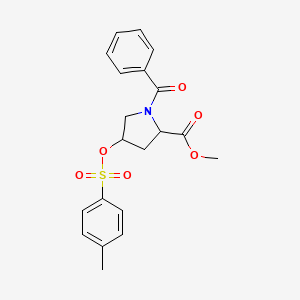 Methyl 1-benzoyl-4-(4-methylphenyl)sulfonyloxypyrrolidine-2-carboxylate