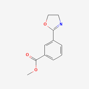 molecular formula C11H11NO3 B14116986 Methyl 3-(4,5-dihydrooxazol-2-yl)benzoate 