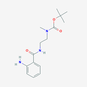 1,1-Dimethylethyl(2-(2-aminophenyl)carbonyl aminoethyl)methylcarbamate