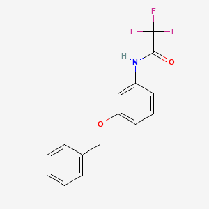 molecular formula C15H12F3NO2 B14117017 N-(3-(Benzyloxy)phenyl)-2,2,2-trifluoroacetamide 