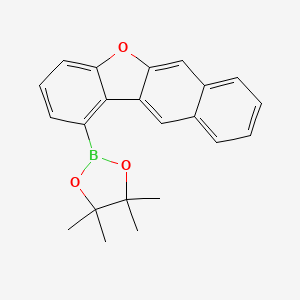 4,4,5,5-Tetramethyl-2-naphtho[2,3-b][1]benzofuran-1-yl-1,3,2-dioxaborolane