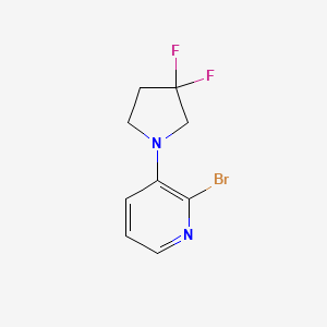 2-Bromo-3-(3,3-difluoropyrrolidin-1-yl)pyridine