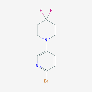 2-Bromo-5-(4,4-difluoropiperidin-1-yl)pyridine