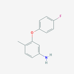 3-(4-Fluorophenoxy)-4-methylaniline