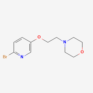 4-[2-[(6-Bromo-3-pyridyl)oxy]ethyl]morpholine