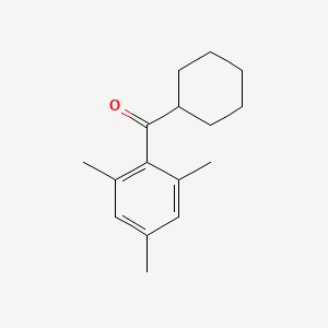 molecular formula C16H22O B14117108 Cyclohexyl(mesityl)methanone CAS No. 3674-76-8