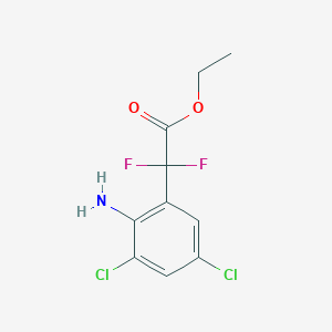 Ethyl 2-(2-amino-3,5-dichlorophenyl)-2,2-difluoroacetate