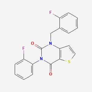 1-(2-fluorobenzyl)-3-(2-fluorophenyl)thieno[3,2-d]pyrimidine-2,4(1H,3H)-dione