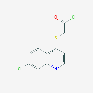 molecular formula C11H7Cl2NOS B1411725 2-[(7-Chloroquinolin-4-yl)thio]acetyl chloride CAS No. 2169311-45-7