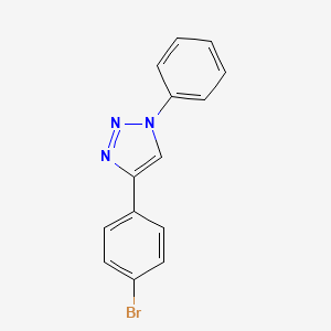 molecular formula C14H10BrN3 B14117285 4-(4-Bromophenyl)-1-phenyl-1H-1,2,3-triazole 