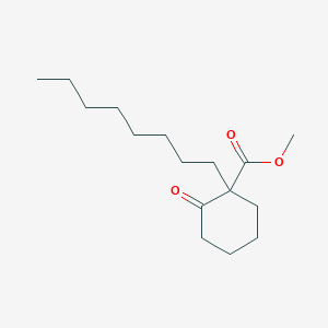 molecular formula C16H28O3 B1411729 1-辛基-2-氧代环己烷甲酸甲酯 CAS No. 2109037-87-6
