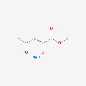 molecular formula C6H7NaO4 B1411730 Sodium 1-methoxy-1,4-dioxopent-2-en-2-olate CAS No. 1949809-50-0