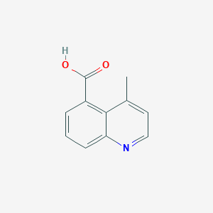 molecular formula C11H9NO2 B1411731 4-Methylquinoline-5-carboxylic acid CAS No. 1935554-00-9