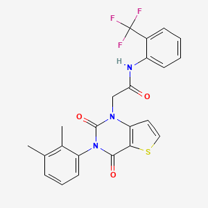 2-(3-(2,3-dimethylphenyl)-2,4-dioxo-3,4-dihydrothieno[3,2-d]pyrimidin-1(2H)-yl)-N-(2-(trifluoromethyl)phenyl)acetamide