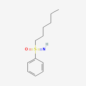 molecular formula C12H19NOS B14117329 S-(n-Hexyl)-S-phenylsulfoximine 