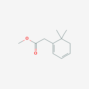 molecular formula C11H16O2 B14117359 1,3-Cyclohexadiene-1-acetic acid, 6,6-dimethyl-, methyl ester CAS No. 1263283-71-1