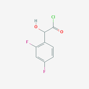 molecular formula C8H5ClF2O2 B1411736 2-(2,4-Difluorophenyl)-2-hydroxyacetyl chloride CAS No. 2203841-86-3