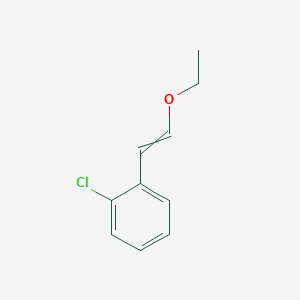 molecular formula C10H11ClO B14117364 1-Chloro-2-(2-ethoxyethenyl)benzene 