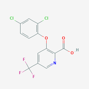 3-(2,4-Dichloro-phenoxy)-5-trifluoromethyl-pyridine-2-carboxylic acid