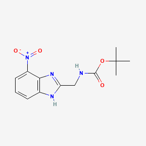 tert-Butyl ((7-nitro-1H-benzo[d]imidazol-2-yl)methyl)carbamate