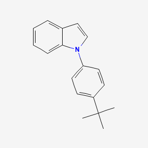 molecular formula C18H19N B14117446 1-(4-tert-Butylphenyl)-1H-indole 