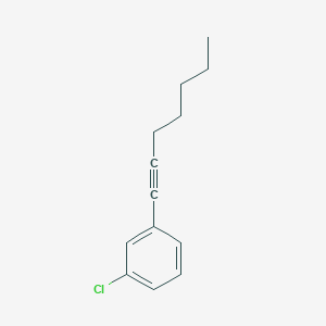 1-Chloro-3-hept-1-ynyl-benzene