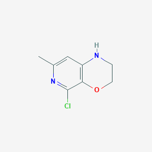 5-Chloro-7-methyl-2,3-dihydro-1H-pyrido[3,4-B][1,4]oxazine