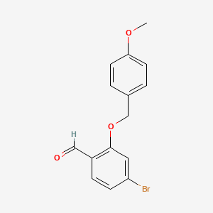 4-Bromo-2-(4-methoxybenzyloxy)-benzaldehyde