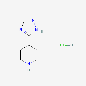 4-(1H-1,2,4-Triazol-5-yl)piperidine hydrochloride