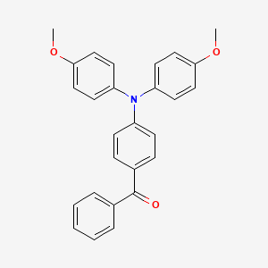 molecular formula C27H23NO3 B14117550 (4-(Bis(4-methoxyphenyl)amino)phenyl)(phenyl)methanone 