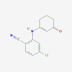 4-Chloro-2-((3-oxocyclohex-1-en-1-yl)amino)benzonitrile