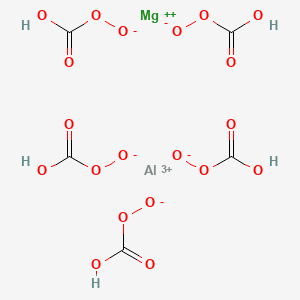 molecular formula C5H5AlMgO20 B14117560 Aluminum;magnesium;oxido hydrogen carbonate 