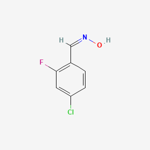 (NZ)-N-[(4-chloro-2-fluorophenyl)methylidene]hydroxylamine