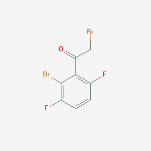 molecular formula C8H4Br2F2O B1411762 2'-Bromo-3',6'-difluorophenacyl bromide CAS No. 1807197-48-3