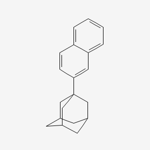 molecular formula C20H22 B14117708 1-(Naphthalen-2-YL)adamantane 