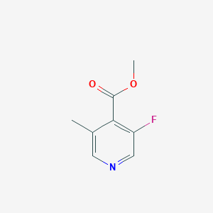 molecular formula C8H8FNO2 B1411773 甲基3-氟-5-甲基异烟酸酯 CAS No. 1803821-90-0