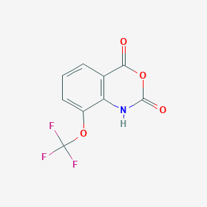 molecular formula C9H4F3NO4 B1411774 3-(三氟甲氧基)异吲哚酐 CAS No. 1440535-68-1