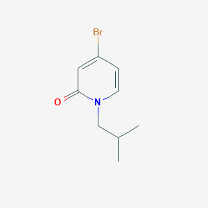 molecular formula C9H12BrNO B1411780 4-Bromo-1-isobutylpyridin-2(1H)-one CAS No. 1620698-93-2